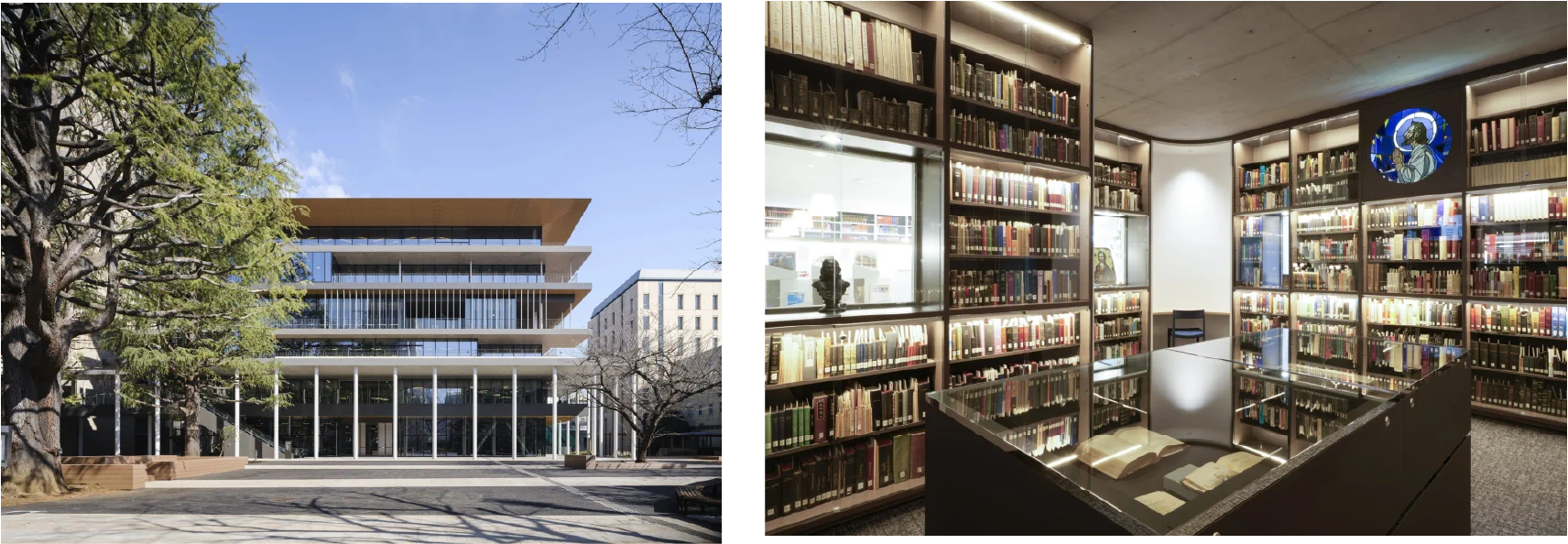 大学図書館の写真
